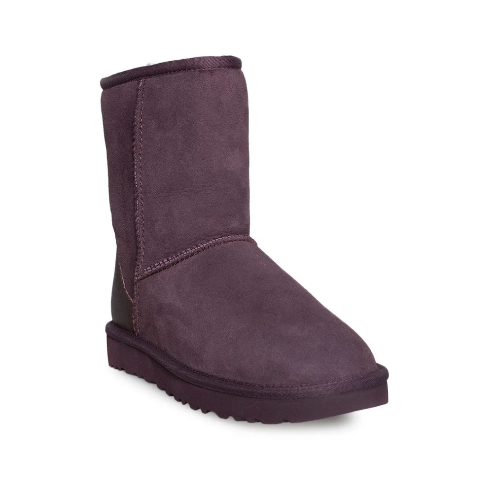 New UGG Classic Short II Metallic Port Boots Women's size 38